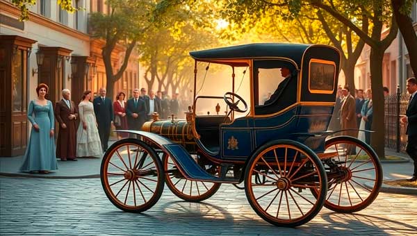 Первый автомобиль с четырьмя колесами: история и развитие
